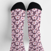Chaussette Motif de design floral (Haut)