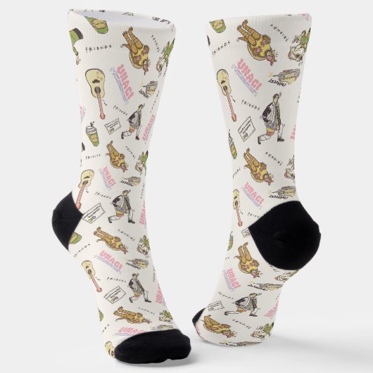 Chaussette Motif de dessin animé Tan FRIENDS™ (Angulaire)
