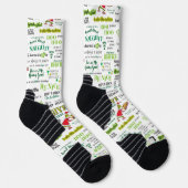 Chaussette Motif de devis Grinch (Droite)