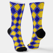 Chaussette motif de drapeau de Bosnie (Angulaire)