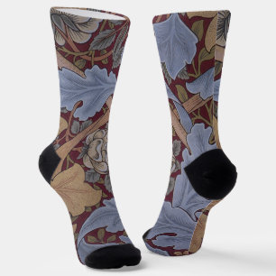 Chaussette Motif de feuille d'acanthe de St. James par Willia