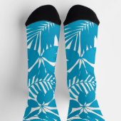 Chaussette Motif de feuilles (Haut)