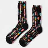 Chaussette Motif de flèche multicolore Thunder_Cove (Gauche)