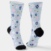 Chaussette Motif de fleur simple mignon (Angulaire)