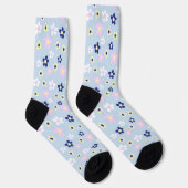 Chaussette Motif de fleur simple mignon (Droite)