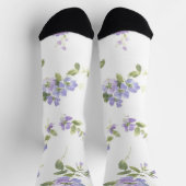 Chaussette Motif de fleurs (Haut)