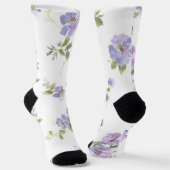 Chaussette Motif de fleurs (Angulaire)