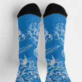 Chaussette Motif de fleurs (Haut)