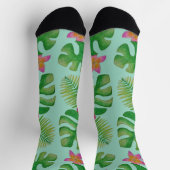 Chaussette Motif de fleurs tropicales (Haut)
