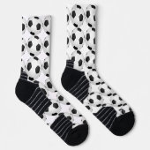 Chaussette motif de football moderne (Droite)