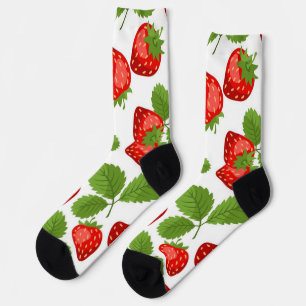 Chaussette Motif de fraises