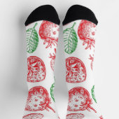 Chaussette Motif de fraises (Haut)