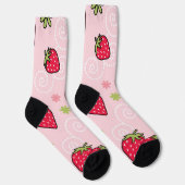 Chaussette Motif de fraises (Droite)