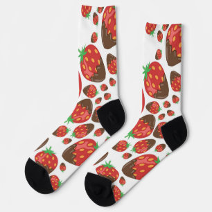 Chaussette Motif de fraises