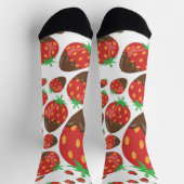 Chaussette Motif de fraises (Haut)