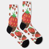 Chaussette Motif de fraises (Droite)