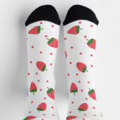 Chaussette Motif de fraises (Haut)