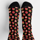 Chaussette Motif de fraises d'été (Haut)