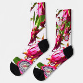 Chaussette Motif de fruits dragons (Gauche)