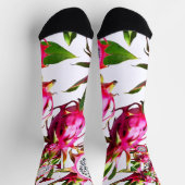 Chaussette Motif de fruits dragons (Haut)