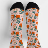 Chaussette Motif de grenade coloré (Haut)