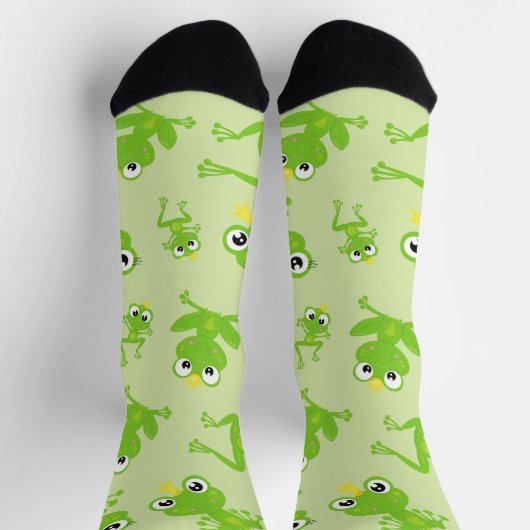 Chaussette Motif de grenouille, Grenouilles mignonnes, Grenou (Haut)
