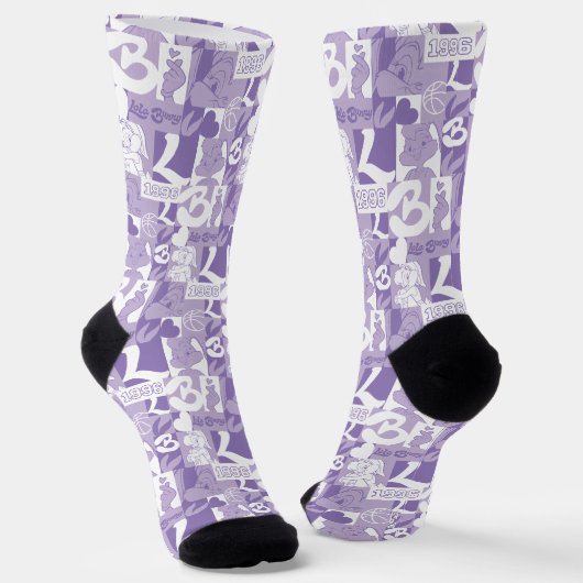 Chaussette Motif de grille Lola '96 (Angulaire)