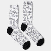 Chaussette motif de jouets pour bébé (Droite)