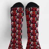 Chaussette Motif de Judo - Audacieux et Dynamique (Haut)