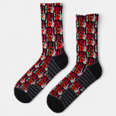 Chaussette Motif de Judo - Audacieux et Dynamique (Gauche)