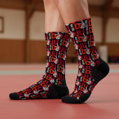 Chaussette Motif de Judo - Audacieux et Dynamique