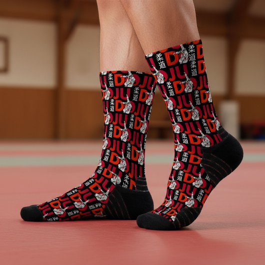 Chaussette Motif de Judo - Audacieux et Dynamique