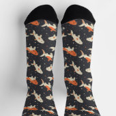 Chaussette Motif de Koi Carps (Haut)