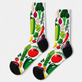 Chaussette Motif de légume (Gauche)
