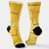 Chaussette Motif de livre (Angulaire)