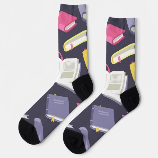 Chaussette Motif de livre (Gauche)