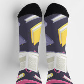 Chaussette Motif de livre (Haut)