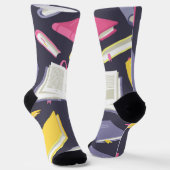 Chaussette Motif de livre (Angulaire)