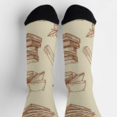 Chaussette Motif de livre (Haut)