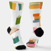 Chaussette Motif de livre (Angulaire)