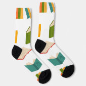 Chaussette Motif de livre (Droite)