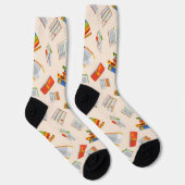 Chaussette Motif de livre (Droite)