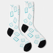 Chaussette Motif de livre (Droite)