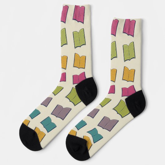 Chaussette Motif de livre (Gauche)
