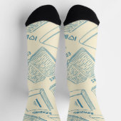 Chaussette Motif de livre (Haut)