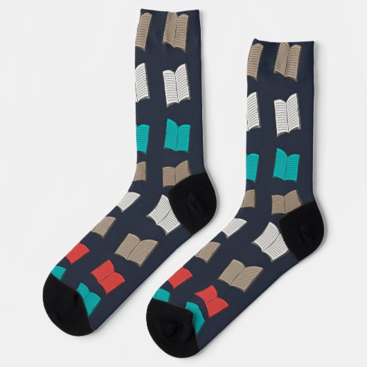 Chaussette Motif de livre (Gauche)