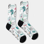 Chaussette Motif de livre (Droite)