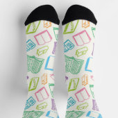 Chaussette Motif de livre (Haut)