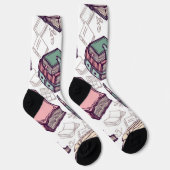 Chaussette Motif de livre (Droite)