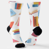 Chaussette Motif de livre (Angulaire)